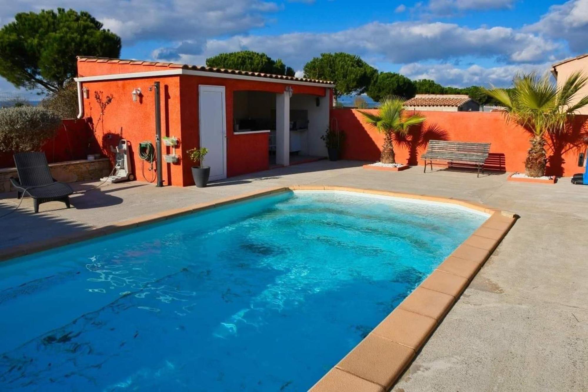 Villa Elegante A Carcassonne Avec Jardin Et Jacuzzi 外观 照片